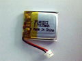 Li-ion battery 302223 3.7v 100mAh battery