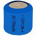 CR1/3N  Lithium manganese dioxide battery 3V 170mAh