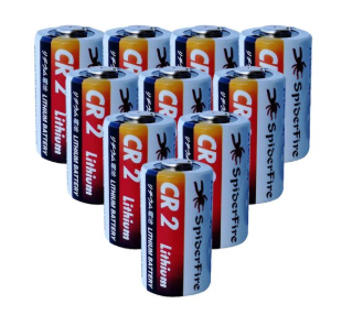 CR2 锂锰柱式电池  3V 1000mAh 带PTC 防爆阀电池 3