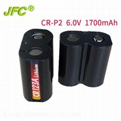 CR-P2锂锰电池 6V  1500mAh  2CR17335 工控设备电池