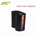 CR-P2锂锰电池组 6V  1500mAh  2CR17335 工控设备电池