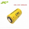 CR2 鋰錳柱式電池  3V 1000mAh 帶PTC 防爆閥電池 1