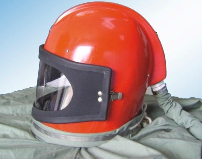 披肩式安全噴砂防護頭盔 3