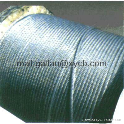 Supply Zn-5%Al-mischmetal alloy-coated steel wire  (galfan wire) 4