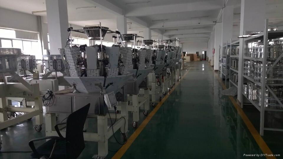 Automatic 14 Head Combination Multihead Weigher Match with Vertical Cashew Nuts 