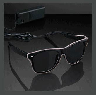 Led Lighting EL Wire Hipster Sunglasses 3