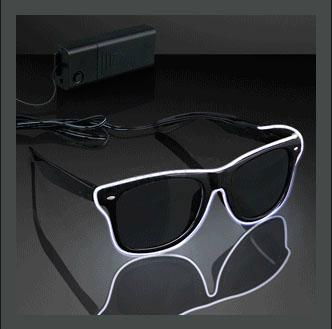 Led Lighting EL Wire Hipster Sunglasses 4