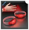 Cool Novelty Fashion Sound Activated Light Up Bracelets 3