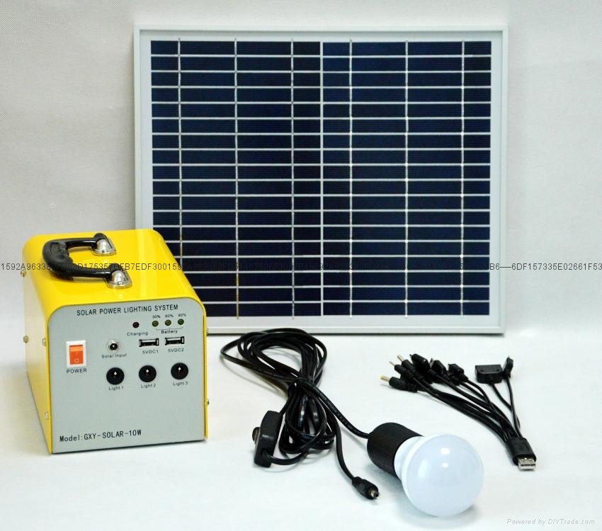 10W太阳能小型发电系统 4
