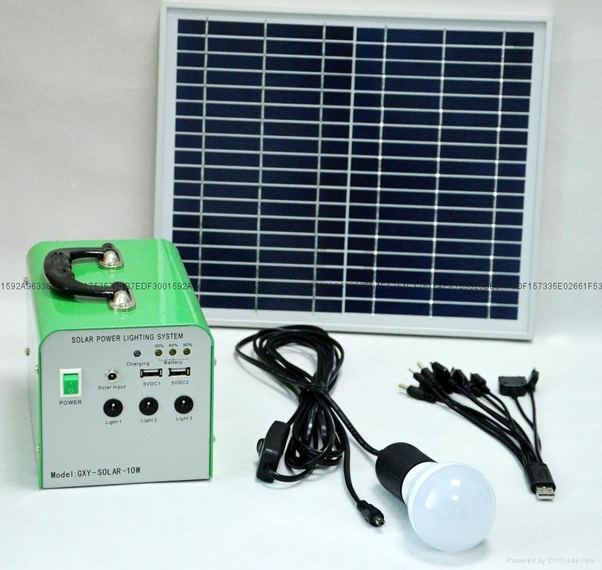 10W太阳能小型发电系统 5