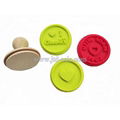 silicone cookie stamp