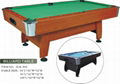 MDF indoor wooden pool table  1