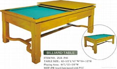 hot saling wooden dinning pool table 