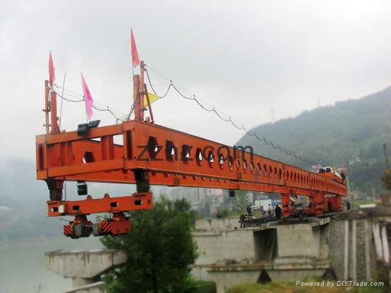 ZZHZ Bridge Girder Erection Machine for High Speed Railway 4