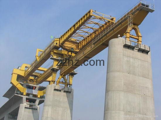 ZZHZ Bridge Girder Erection Machine for High Speed Railway 5