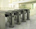 Stainless steel bi-directional access control tripod turnstile gate