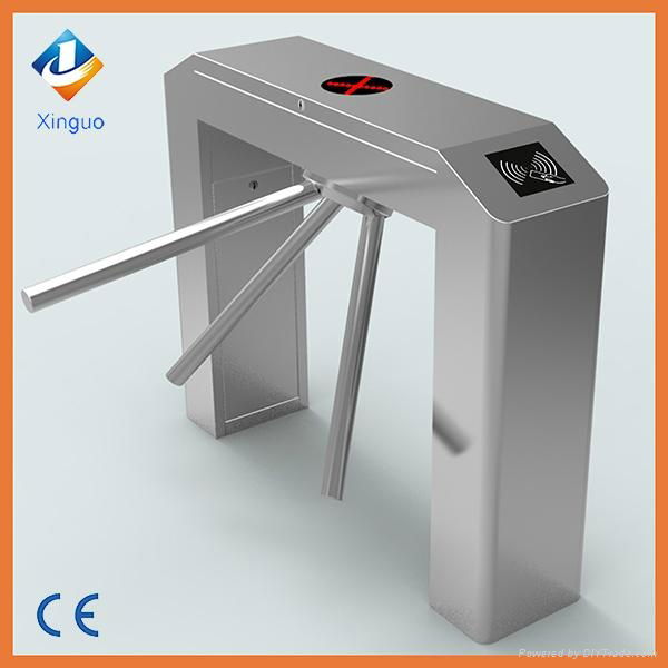 Stainless steel bi-directional access control tripod turnstile gate 2