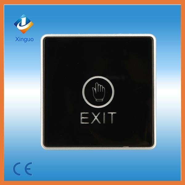 Infrared touch plate sensor with LED for access control system