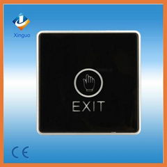 Infrared touch plate sensor with LED for access control system