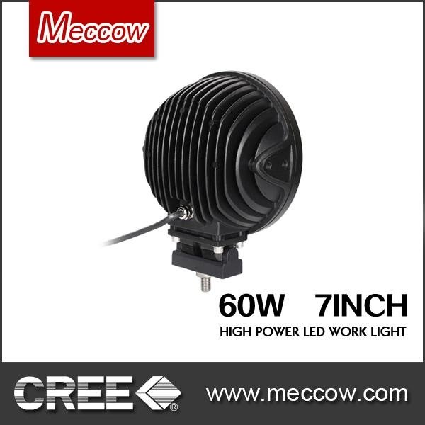 7 inch round 60W led driving light(optical lens) 3