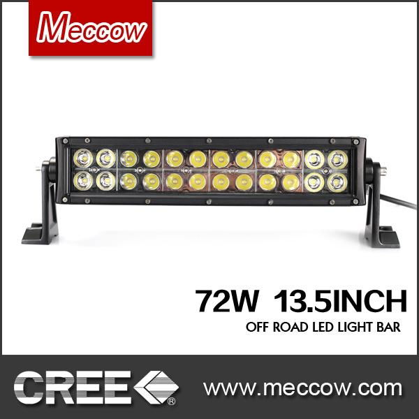 13.5 inch 72W double row led light bar