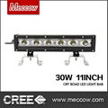 11 inch 30W single row led light bar 