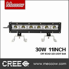 11 inch 30W single row led light bar 