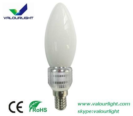 3W LED bent-tip Bulb Dimmable E14 CE Rohs 4