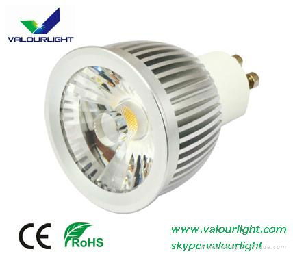 6W LED GU10 spotlight Dimmable CE Rohs SAA