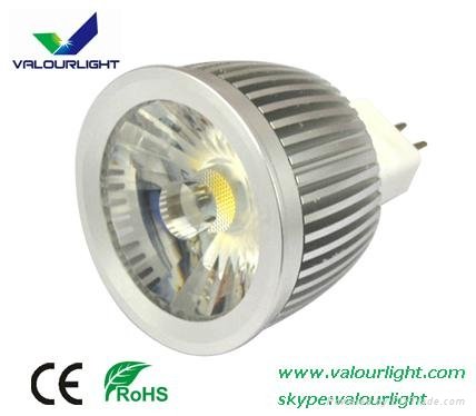6W LED GU10 spotlight Dimmable CE Rohs SAA 3