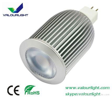 6W LED GU10 spotlight Dimmable CE Rohs SAA 4