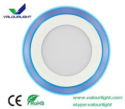 LED panel light  two color segmented 3