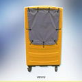 good quality plastic PE laundry trolley