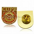 gold plated custom die struck iron cheap lapel pins 3