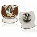 iron die struck custom lapel pin badge
