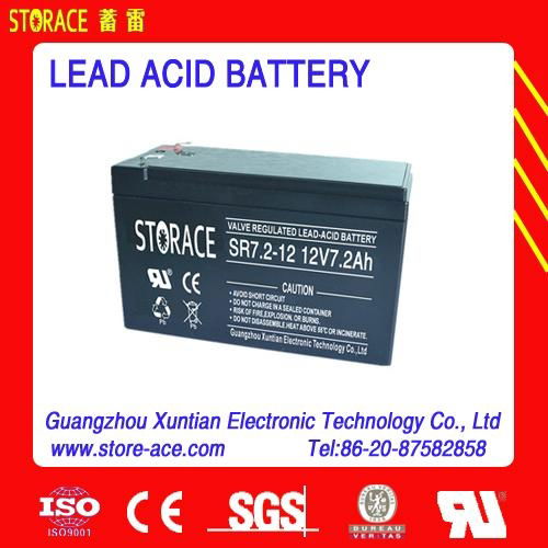 12V Battery VRLA Battery for Emergency Light (SR7.2-12)