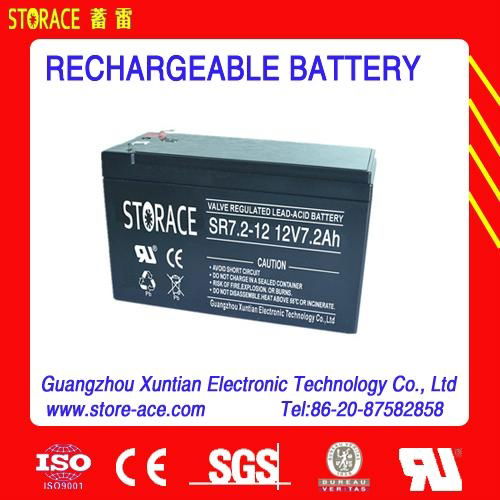 12V Battery VRLA Battery for Emergency Light (SR7.2-12) 2