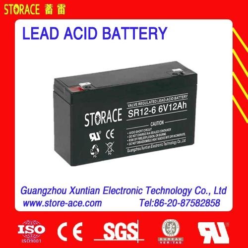Sealed Lead Acid Battery 6V 12ah