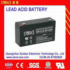 Sealed Lead Acid Battery 6V 12ah