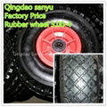 3.00-4 Rubber wheel with plastic rim 1