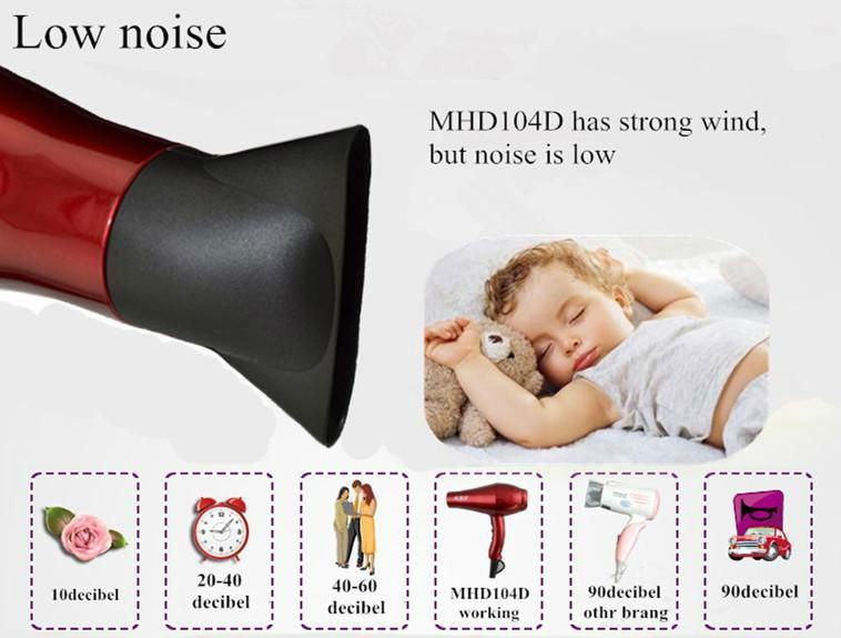 MHD-104D professional hair dryer 2