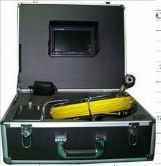 7" pipe video inspection monitor with waterproof camera