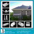 2015 Hot Sale K style PVC Rectangular Rain Gutter System For Roof Drainage Syste 2