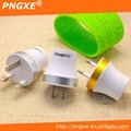 wholesale 2017 new dual micro usb charger for iphone 7 charger  5