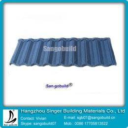 china guangzhou factory roofing tiles stone coated metal tiles   2