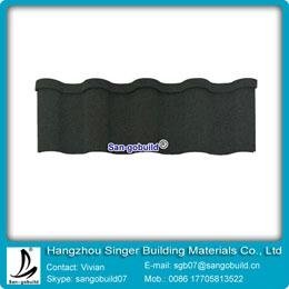 china guangzhou factory roofing tiles stone coated metal tiles   5