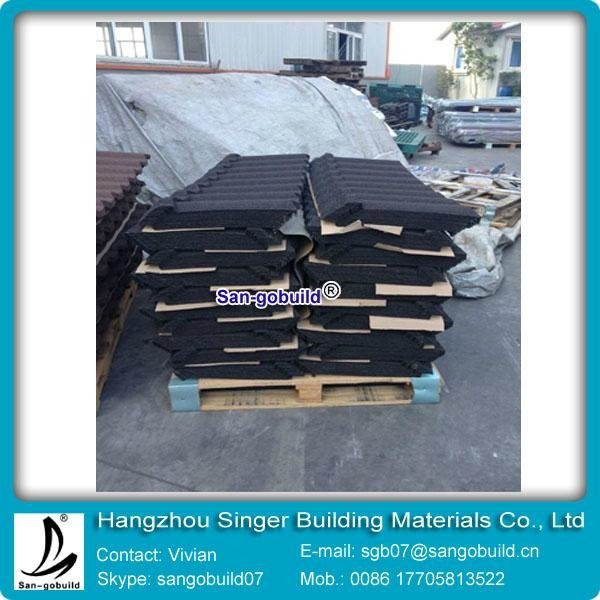 galvanized zinc stone coated roofing shingle for sale 