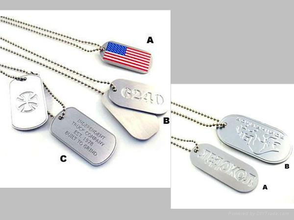 custom dog tag type cheap pendants for jewelry making