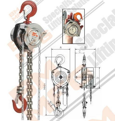 Mini chain hoist