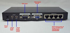 4 ports VGA extender 100m 200m 300m